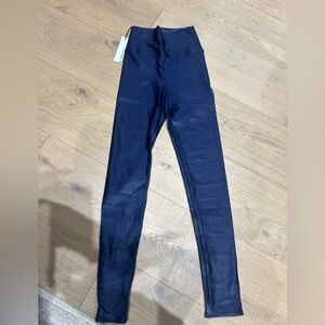 Koral Lustrous Leggings Navy Shine Regular Rise